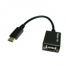 Converter Adapter Dsp prrt 1.2(M) to VGA(F) .15m Black
