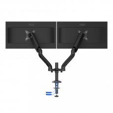 AOC AD110DX DUAL ARM UP TO 27" USB HUB 2 - 9KG EACH GAS SPRI