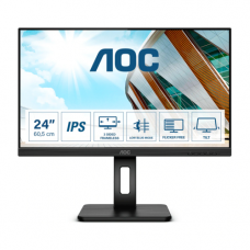 AOC 23.8" 1920X1080 FHD @75HZ IPS 250CD/M2 1000:1 4MS