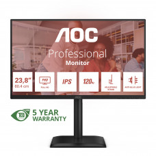 AOC 24" B2B FHD 1920X1080 IPS 120HZ H/A BLACK