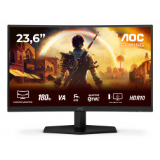 AOC 24” GAMING FHD CURVED VA 180HZ HDR-10 2xHDMI 1xDP