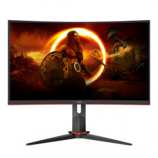 AOC 27" CQ27G2S/BK CURVED GAMING MONITOR VA 165HZ QHD