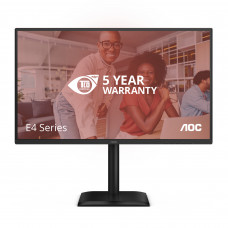 AOC 27" MONITOR Q27E4CV 120HZ IPS QHD Inc USB-C 90W DOCKING AOC 27" MONITOR Q27E4CV 120HZ IPS QHD Inc USB-C 90W DOCKING