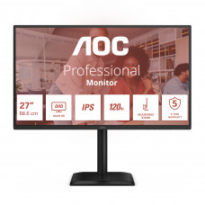 AOC 27" QHD 120HZ IPS 250CD/M2 4MS HDMI DISPLAYPORT SPEAKERS AOC 27" QHD 120HZ IPS 250CD/M2 4MS HDMI DISPLAYPORT SPEAKERS