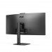 AOC LED MONITOR CURVED 34" HDR WEBCAM  HDMI DP USBC 4XUSB3.2