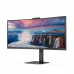 AOC LED MONITOR CURVED 34" HDR WEBCAM  HDMI DP USBC 4XUSB3.2