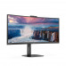 AOC LED MONITOR CURVED 34" HDR WEBCAM  HDMI DP USBC 4XUSB3.2