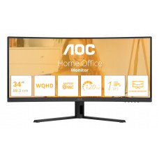 AOC 34” CU34B3E B2C CURVED HDMI DP