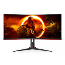 AOC 34” CU34G2XP/BK GAMING CURVED VA 180HZ WQHD 