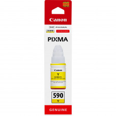 CANON GI-590 YELLOW INK BOTTLE 70ML 1606C001 G SERIES - 