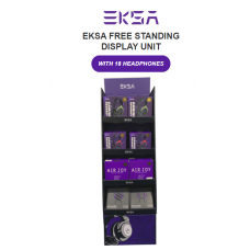 EKSA FREE STANDING DISPLAY UNIT WITH 18 HEADPHONES