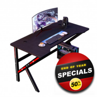 EKSA LXW-61 GAMING DESK BLACK (140*60*75)
