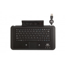GOCLEVER Full Tablet Keyboard+Touchpad,uni Stand+Mini USB