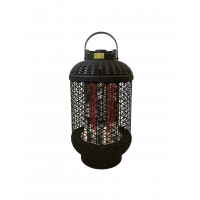 HALOO ELECTRIC OUTDOOR PATIO HEATER & LANTERN NWSOLH001 HALOO ELECTRIC OUTDOOR PATIO HEATER & LANTERN NWSOLH001