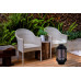 HALOO ELECTRIC OUTDOOR PATIO HEATER & LANTERN NWSOLH001