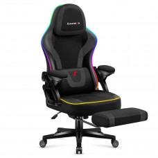 HUZARO FORCE 4.6 BLACK MESH RGB SMART GAMING CHAIR