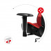 HUZARO FORCE 6.2 RED MESH GAMING CHAIR