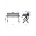 HUZARO HERO 5.0 RGB LED GAMING DESK