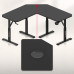 Huzaro Hero 7.3 Black Height-Adjustable Corner Gaming Desk