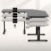 Huzaro Hero 7.3 Black Height-Adjustable Corner Gaming Desk