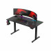 HUZARO HERO 8.7 RGB LED ELECTRIC/CHARGER/ORGANISE DESK BLACK