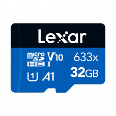 LEXAR 32GB High-Performance 633x microSDHC UHS-I,100MB/s