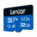 LEXAR 32GB High-Performance 633x microSDHC UHS-I,100MB/s