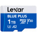 LEXAR 1TB Blue Plus microSDHC UHS I inc SD adapter 170MB/s