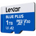 LEXAR 1TB Blue Plus microSDHC UHS I inc SD adapter 170MB/s
