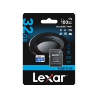 LEXAR 32GB Blue Plus microSDHC UHS I inc SD adapter 100MB/s LEXAR 32GB Blue Plus microSDHC UHS I inc SD adapter 100MB/s