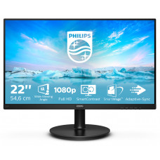 PHILIPS 22” 16:9 VA LCD 250 CD/M2 16.7M 3000:1 4MS 75HZ1080P