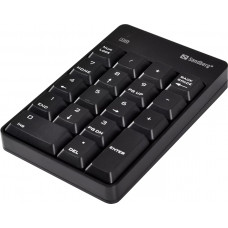 SANDBERG WIRELESS NUMERIC KEYPAD 2.4GHZ NANO USB 