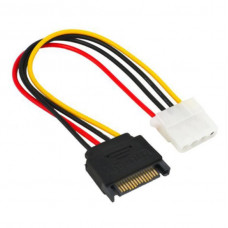 SERIAL ATA SATA 15 PIN MALE TO IDE MOLEX FEMALE 4 PIN POWER 