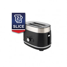 T4TEC BLACK / STEEL 2 SLICE TOASTER