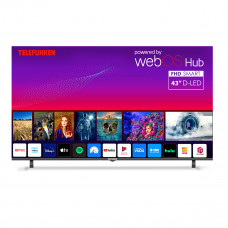 TELEFUNKEN 43" SMART TV FHD WebOS  FRAMELESS