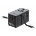 VERBATIM 70W GANIII UNIVERSAL TRAVEL ADAPTER 2 X USB-C CABLE