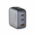 VERBATIM 65W 3-PORT MINI GAN CHARGER WITH TFT TOUCH DISPLAY VERBATIM 65W 3-PORT MINI GAN CHARGER WITH TFT TOUCH DISPLAY