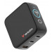 VERBATIM 100W 3-PORT MINI GAN CHARGER WITH TFT TOUCH DISPLAY VERBATIM 100W 3-PORT MINI GAN CHARGER WITH TFT TOUCH DISPLAY
