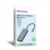 VERBATIM USB-C PRO MULTIPORT HUB 9 PORT CMH-09