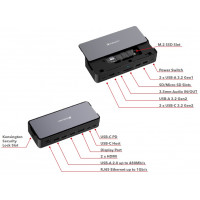 VERBATIM USB-C PRO DOCKING STATION 15 PORT WITH SSD SLOT CDS