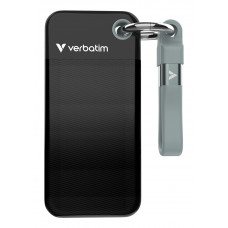 VERBATIM POCKET SSD USB 3.2 GEN 2 1TB BLACK / GREY