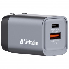 VERBATIM GNC-35 GAN CHARGER 2 PORT 35W USB A/C (EU/UK/US)