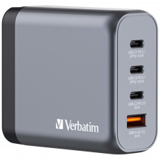 VERBATIM GNC-140 GAN CHARGER 4 PORT 140W USB A/C (EU/UK/US)