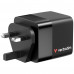 VERBATIM GaN CHARGER 65W 2 PORT RETRACTABLE CABLE UK/EU