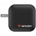 VERBATIM MINI GAN Charger 70W 3 PORT US/EU/UK				