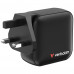 VERBATIM MINI GAN Charger 100W 3 PORT US/EU/UK				
