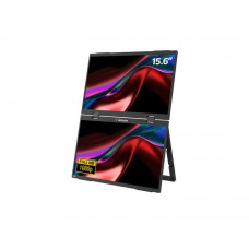VERBATIM PORTABLE 15.6" FHD DUAL MONITOR 1080P IPS 1W SPEAKE