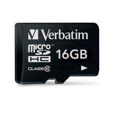 Verbatim Micro SDHC Class 10 Card 16GB