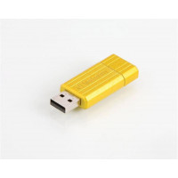 USB 2.0 8GB PinStripe Colour Edition Drive Sun Kissed Yellow