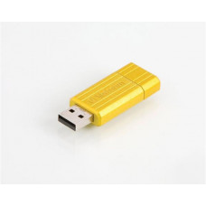 USB 2.0 8GB PinStripe Colour Edition Drive Sun Kissed Yellow